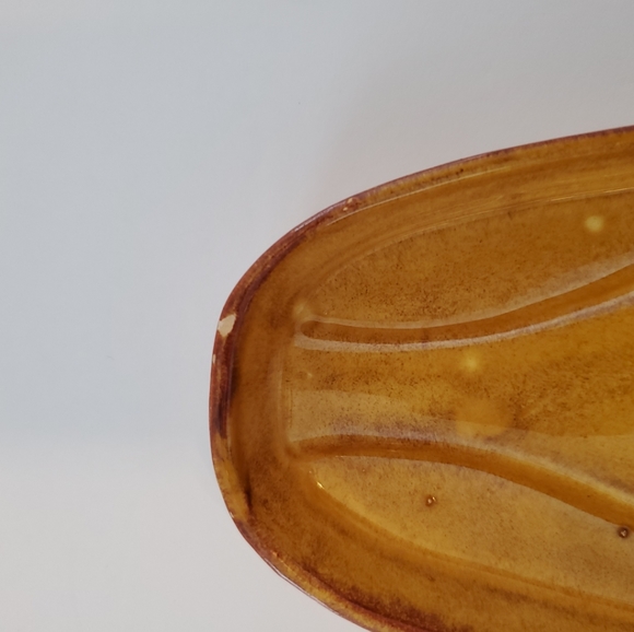 California Pottery E403 Gold Double Spoon Rest and S & P Shaker Holder - Picture 8 of 8